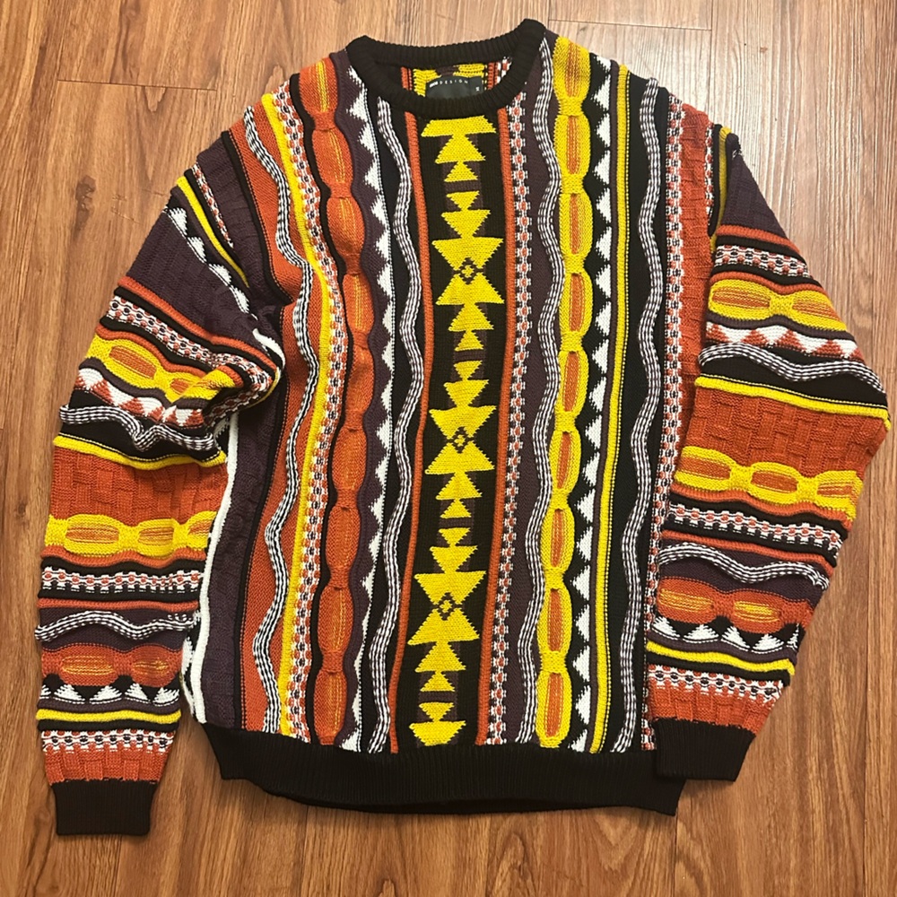 ASOS Colorful Geometric Patterned Men's Sweater
